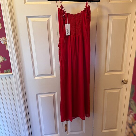 NWT Reformation Kourtney Dress Red - Size 6 - Picture 6 of 6